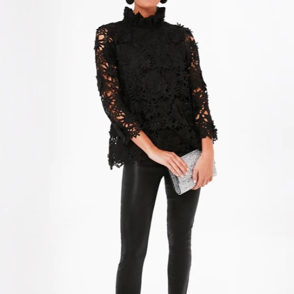 Black Guipure Lace Faye Blouse
TUCKERNUCK - Picture 3 of 14